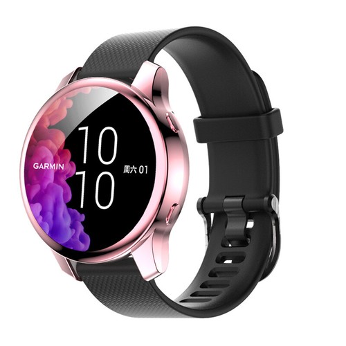 TPU Plated Screen Protector Protective Case Watch Cover Bumper For Garmin Venu - 第 6/17 張圖片