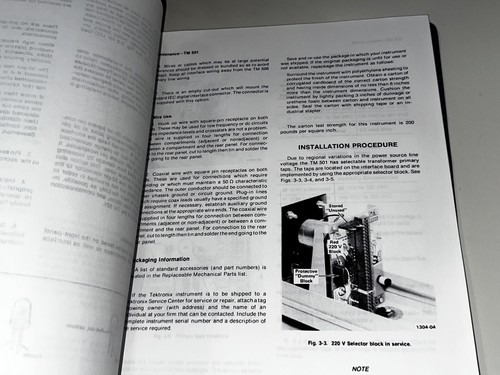 Tektronix TM501 Power Module Instruction Manual - Picture 4 of 4
