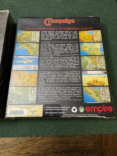 NOS Campaign by Empire Software for Atari ST w/Campaign: Expansion WWII Sim 1992 - Photo 6/18