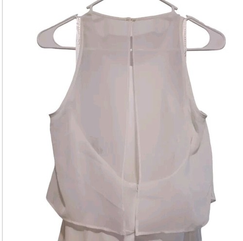 Hayley Paige Chiffon Bridal Formal Gown 5850 Ivory 12 NWT - Picture 8 of 16
