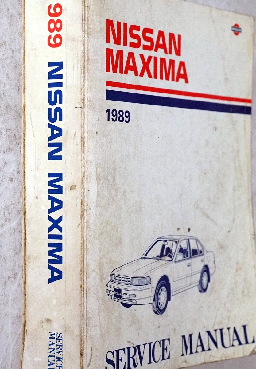 1989 Nissan Maxima Factory Shop Repair Service Manual Original SE