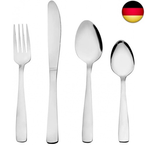 Otto Koning Hannover. Besteck Set 4 Personen, Essbesteck Set 16 teilig, Besteck - Bild 1 von 4