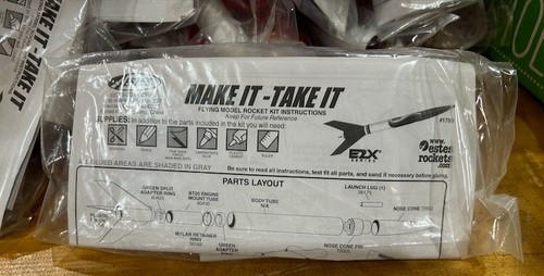HTF 18 Estes Model Kit #1799 MAKE IT TAKE IT Discontinued - No longer available! - Picture 5 of 11