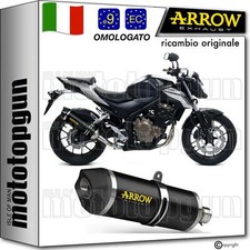 scarico omologato nero c race-tech arrow per honda cb 500 f 2016 16 2017 17