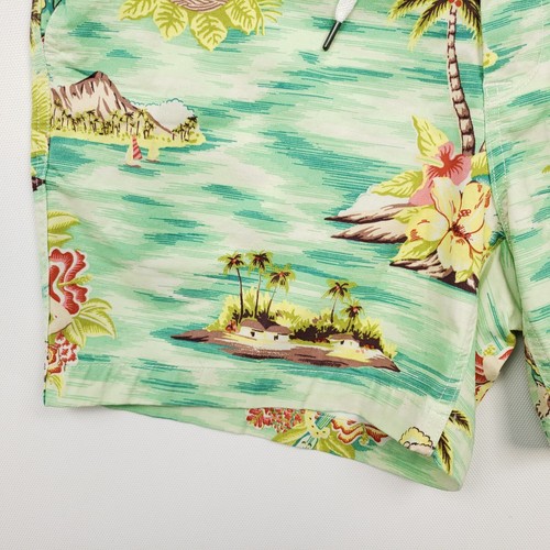 Polo Ralph Lauren Pantalones Cortos Hawaianos XL Hombres Oso Hula Niña Hibisco Calce Clásico NUEVO - Imagen 5 de 14