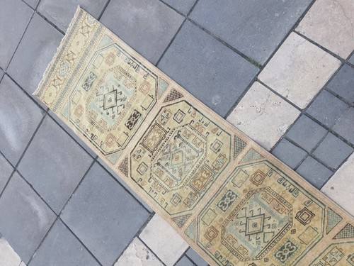 handwoven kasseria runner rug , authentic rug for narrow spaces - Picture 9 of 9