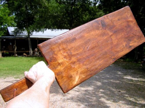 Large Primitive Wooden Paddle bread board Wall Hang 2930 - Picture 3 of 3