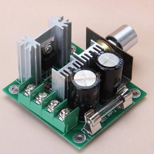 DC 12V-40V Motor Speed Control PWM Controller w/ Knob 10A Reversible Regulator - Picture 4 of 6