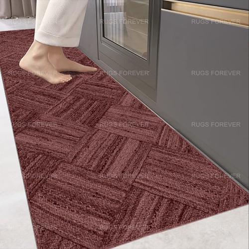 Beige Area Rug Braided Jute Living Room Runner Flat Weave Kitchen Carpet 2.5x10 - Picture 91 of 98