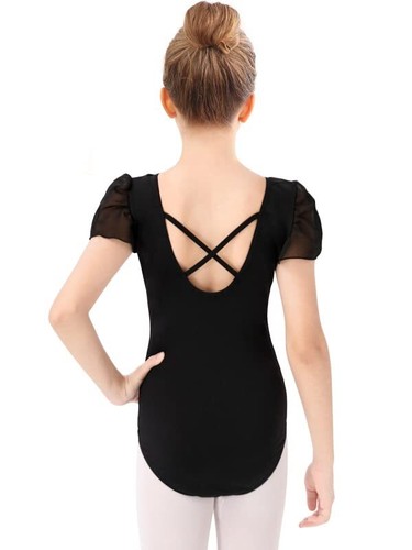 Ballet Leotards for Girls Short Sleeve Girls Dance Leotards Toddler Gymnastic... - Picture 4 of 8