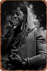 Lil Wayne Lil Wayne Metal Tin Sign Poster Vintage Art Wall Decor 12 x 8 inch