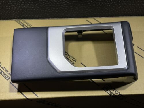 14-19 TOYOTA TUNDRA LIMITED PLATINUM CENTER CONSOLE SHIFTER BEZEL TRIM BLACK OEM - Picture 2 of 9