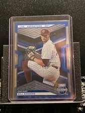 Will Sanders 2023 Elite Extra Aspirations Blue #12/349 - Cubs
