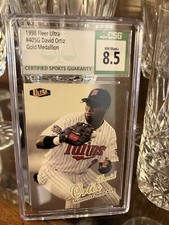 David Ortiz 1998 Fleer Ultra Gold Medallion #405G SGC 8.5 Minnesota Twins 