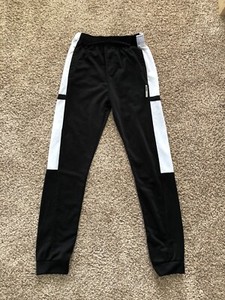 4 Black Gray RBX Boys Little Defender Tricot Jogger