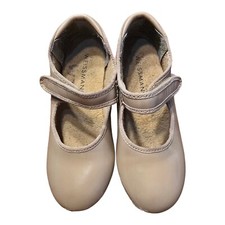 Weissman Tap Dance Shoes Size 10.5 CM Tan Style W2600 With Strap Girls Maryjane
