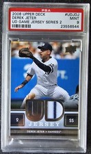 2008 Upper Deck Derek Jeter Ud Game Jersey Series 2 PSA 9 MT