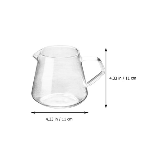 650 ml Wasserkocher Teekanne Glastopf Glas Wasser Kaffee Topf Kocher Decanter - Bild 3 von 9