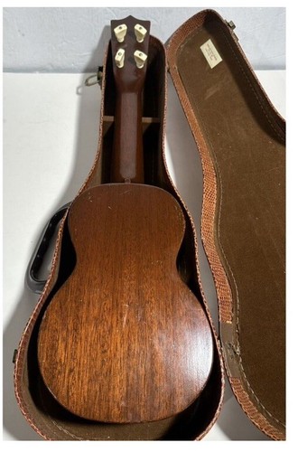 Martin & co 1940’s mahogany Soprano style 0 Ukulele Vintage With case - Picture 10 of 19