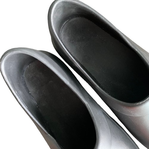 Scarpe zoccoli Crocs On The Clock da lavoro nere taglia donna 9 uomo 7 - Foto 6 di 9