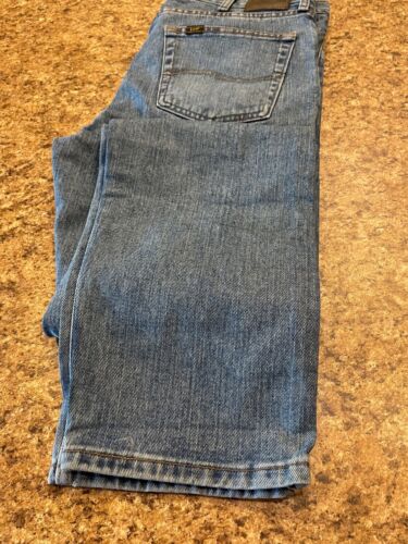 New Lee Brand Men's Regular Fit Denim Jeans Straight Leg Size 34x36 - Picture 3 of 7