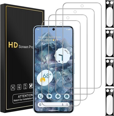 8in1 Screen Protector for Google Pixel 8 Pro Screen and Camera Lens Protector 9H