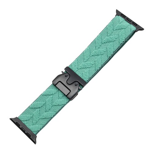 Cinturino sportivo nylon per Apple Watch Ultra serie 10 9 8 7 6 5 4 3 fibbia paracadute - Foto 14 di 17
