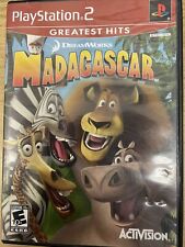 Madagascar (Sony PlayStation 2 PS2, 2005) Complete w/ Manual CIB - Tested