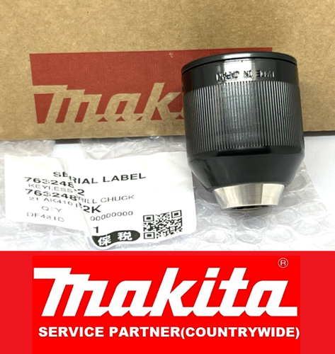 Original Makita 763252-1 Schlüsselloses Bohrfutter 13 mm Metall für Kombibohrer DHP481 DDF481 - Bild 1 von 7