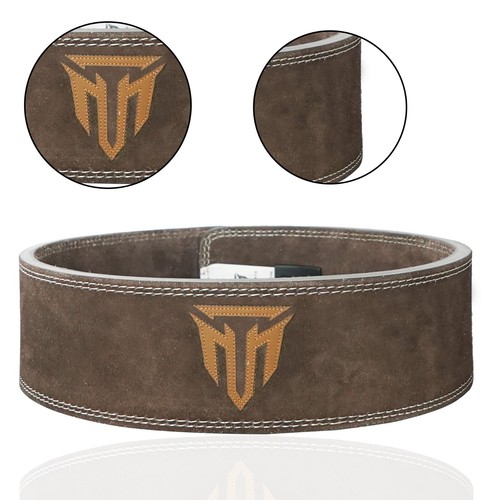 MT 10mm Genuine Leather Lever Weight Lifting Belt - Picture 31 of 69