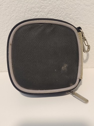 Official Nintendo Gamecube Gray 12 Game Disc Holder Travel Carrying Case Pouch - Picture 2 of 5