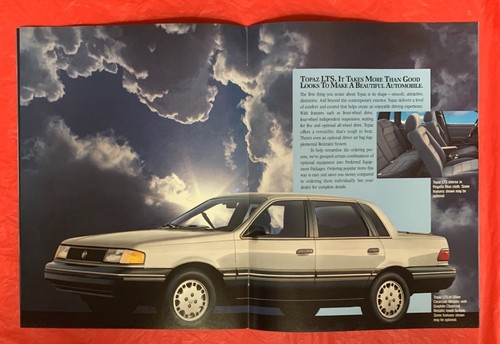 1989 Mercury "COUGAR / SABLE / TOPAZ / TRACER / MARQUIS" - Original Car Brochure - Picture 5 of 8