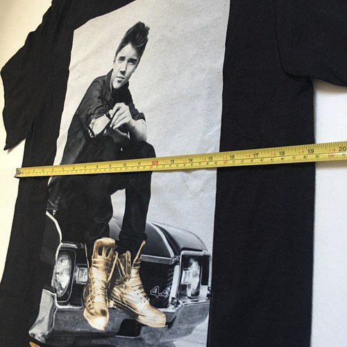 Camiseta Vintage Justin Bieber Negra Adulto Talla Mediana - Imagen 9 de 12