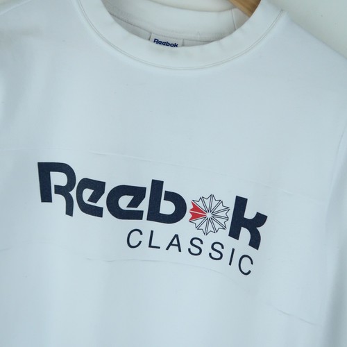 Reebok Classics Sweatshirt Spell Out Logo SZ Medium ( G8051) - Picture 2 of 5