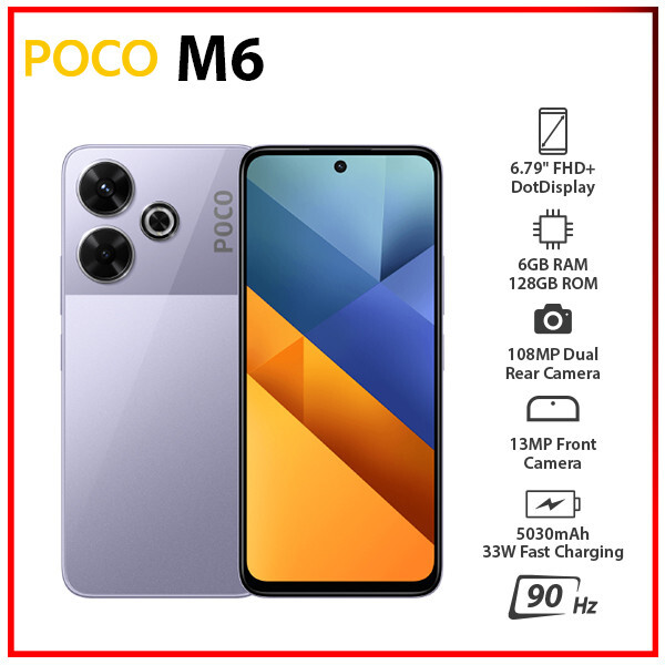 POCO M6 8GB RAM 256GB ROM グローバル版