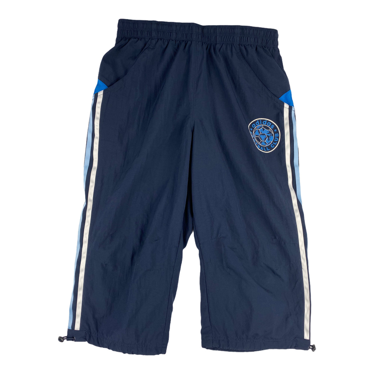 Adidas Men Size M Shorts Long Dark Blue 2 Pocket Inner Netted 3