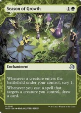 FOIL SEASON OF GROWTH mtg NM-M Enchanting Tales Unc Showcase