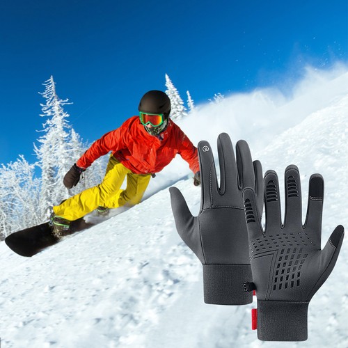 Wintersport Polar Fleece Handschuhe Screen Skifahren Reiten Kalt Outdoor Handschuhe NEU - Bild 14 von 16