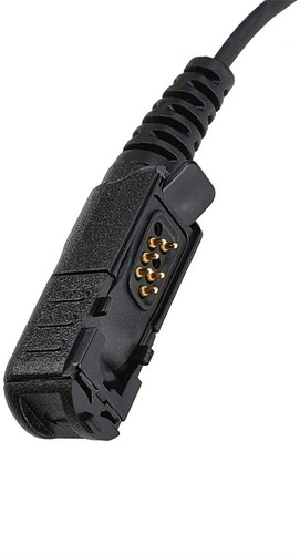 C Form Inline PTT Mikrofon Walkie Talkie Hörmuschel passt Motorola MTP3200 DEP570 Radio - Bild 3 von 7