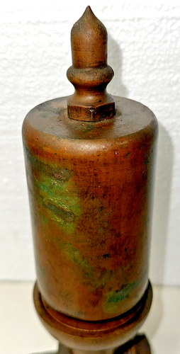POWELL No. 2 1/2 Single Chime BRASS Whistle Steampunk Railroad Train TESTED - Picture 10 of 23