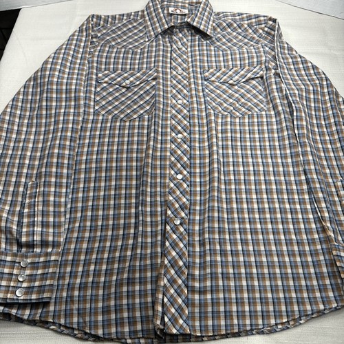 Camisa Western Vintage Saturdays In California Pearl Snap Para Hombre L