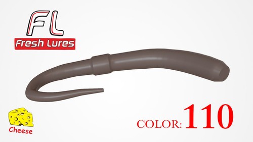 Señuelos de pesca trucha de área gusano original FL UV gusano abatible monocolores 3,1 pulgadas - Imagen 30 de 70