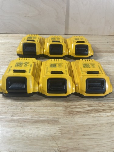 DeWalt 20V DCB203 (Lot of 6) 2.0Ah MAX Lithium-Ion Compact Batteries - Picture 3 of 12