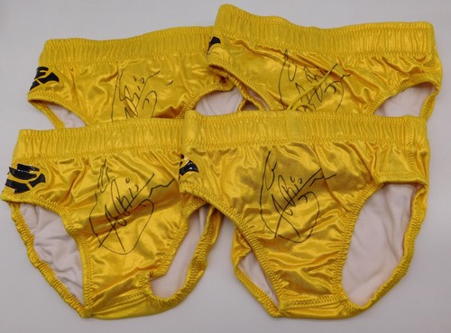 Alberto Del Rio Signed Pro Wrestling Replica Trunks Wrestler Gear New WWE Gold - Picture 4 of 6