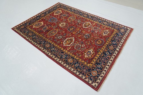 5 x 7 ft Red Bidjar Afghan Hand Knotted Wool Oriental Area Rug - Picture 2 of 18