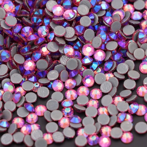 hotfix rhinestones flatback crystal hot fix stones strass glitter for needlework - Picture 8 of 53