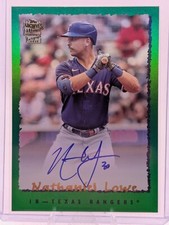 NATHANIEL LOWE 2024 TOPPS ARCHIVES 1999 FAN FAVORITES GREEN AUTOGRAPH /99
