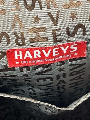 Harveys Seatbelt Bag Indigo Berkeley Bucket Blue Hobo Durable Y2K RARE! Made USA - Picture 12 of 24