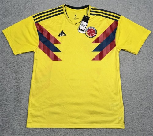 NWT Adidas World Cup Colombia Home Jersey 2017/2018 Mens XL Yellow Soccer Futbol