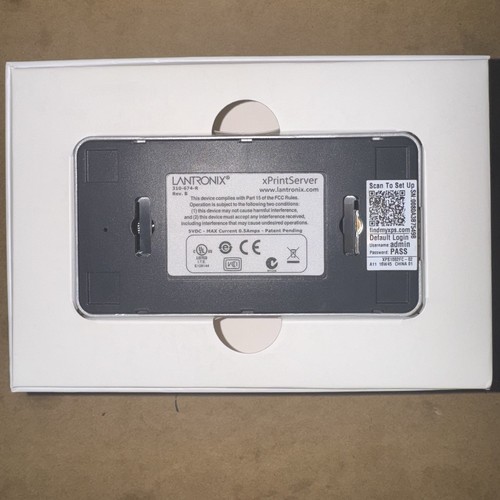 Lantronix XPS1002FC-02-S xPrintServer Office Edition USB Port AirPrint MSRP $400 - Picture 6 of 7